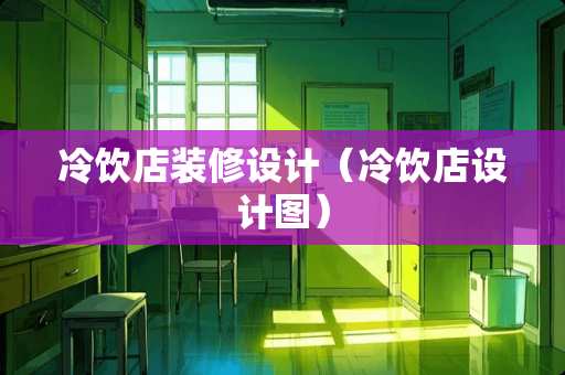 冷饮店装修设计（冷饮店设计图）