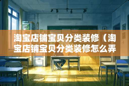 淘宝店铺宝贝分类装修（淘宝店铺宝贝分类装修怎么弄）