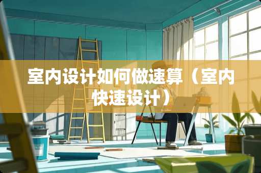 室内设计如何做速算（室内快速设计）
