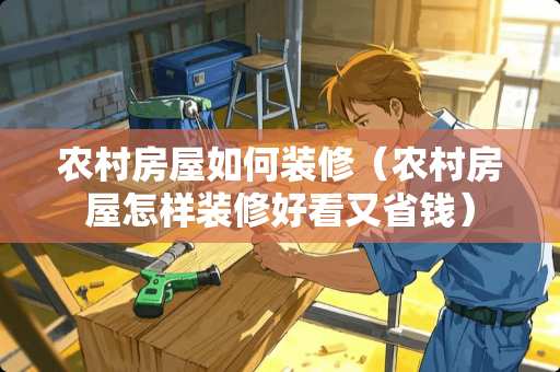农村房屋如何装修（农村房屋怎样装修好看又省钱）