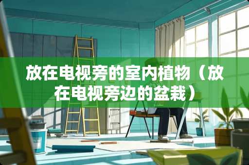 放在电视旁的室内植物（放在电视旁边的盆栽）