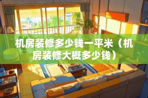 机房装修多少钱一平米（机房装修大概多少钱）