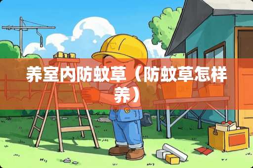 养室内防蚊草（防蚊草怎样养）