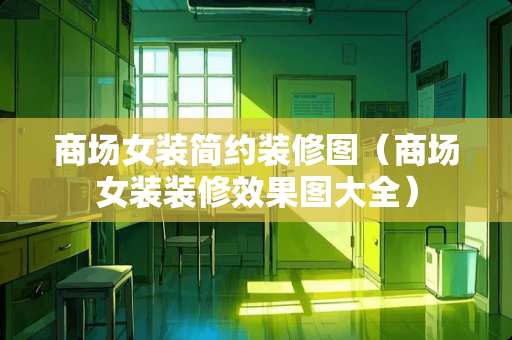 商场女装简约装修图（商场女装装修效果图大全）