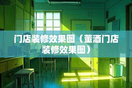门店装修效果图（董酒门店装修效果图）