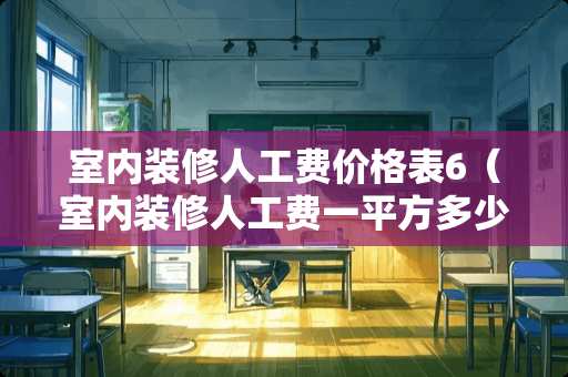 室内装修人工费价格表6（室内装修人工费一平方多少钱）