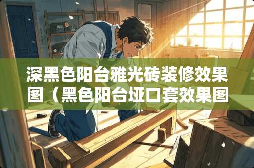 深黑色阳台雅光砖装修效果图（黑色阳台垭口套效果图）