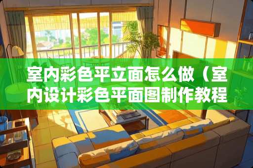 室内彩色平立面怎么做（室内设计彩色平面图制作教程）