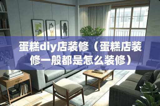 蛋糕diy店装修（蛋糕店装修一般都是怎么装修）