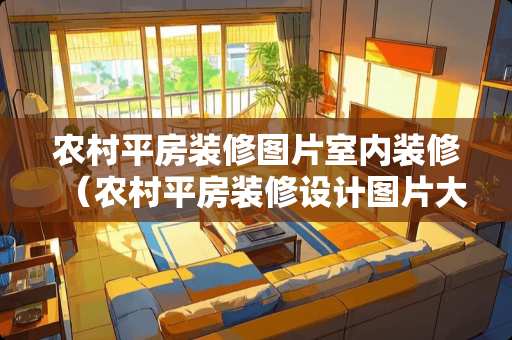 农村平房装修图片室内装修（农村平房装修设计图片大全 效果图）