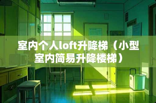 室内个人loft升降梯（小型室内简易升降楼梯）