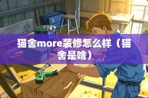 猫舍more装修怎么样（猫舍是啥）