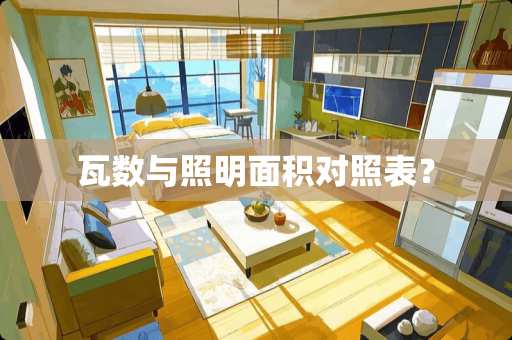 瓦数与照明面积对照表？