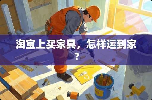 淘宝上买家具，怎样运到家？