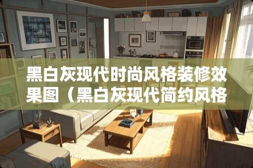 黑白灰现代时尚风格装修效果图（黑白灰现代简约风格装修效果图）