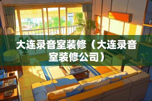 大连录音室装修（大连录音室装修公司）