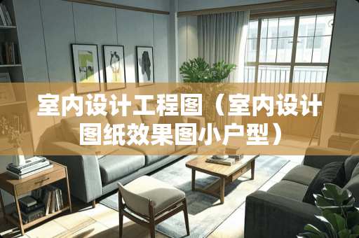 室内设计工程图（室内设计图纸效果图小户型）