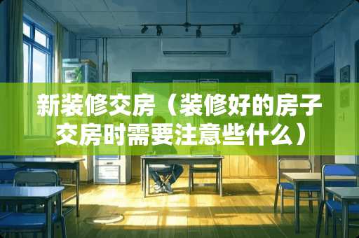 新装修交房（装修好的房子交房时需要注意些什么）