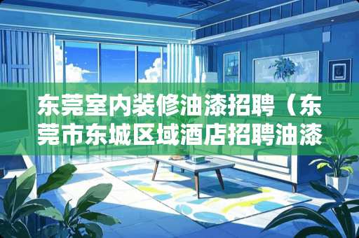 东莞室内装修油漆招聘（东莞市东城区域酒店招聘油漆装饰工）