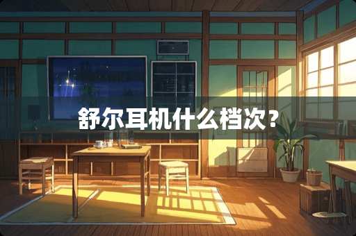 舒尔耳机什么档次？