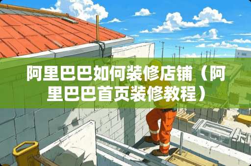 阿里巴巴如何装修店铺（阿里巴巴首页装修教程）