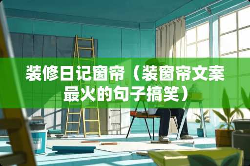 装修日记窗帘（装窗帘文案最火的句子搞笑）