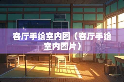 客厅手绘室内图（客厅手绘室内图片）