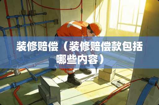 装修赔偿（装修赔偿款包括哪些内容）