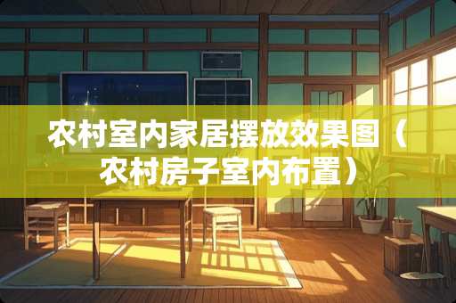 农村室内家居摆放效果图（农村房子室内布置）