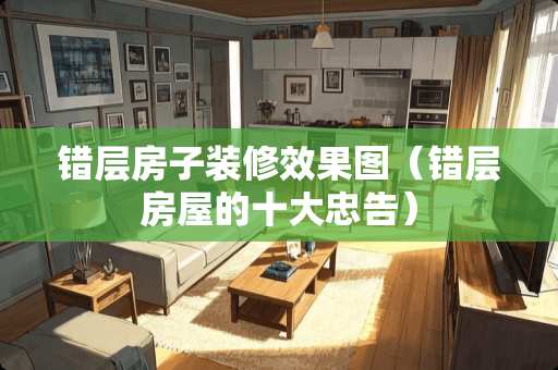 错层房子装修效果图（错层房屋的十大忠告）