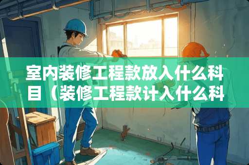 室内装修工程款放入什么科目（装修工程款计入什么科目）