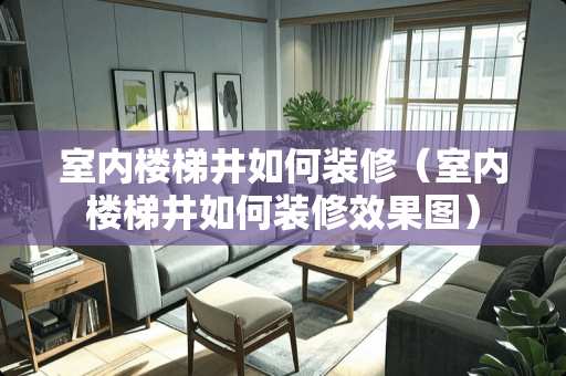 室内楼梯井如何装修（室内楼梯井如何装修效果图）