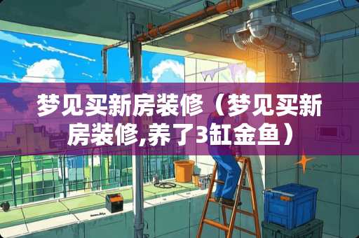 梦见买新房装修（梦见买新房装修,养了3缸金鱼）