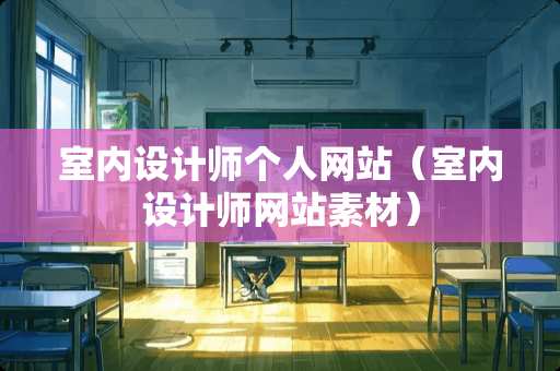 室内设计师个人网站（室内设计师网站素材）