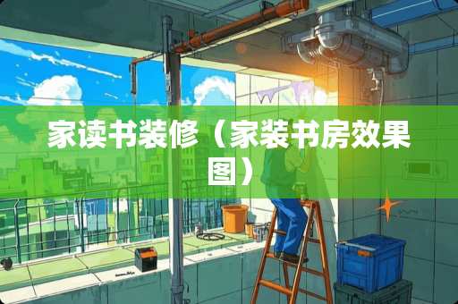 家读书装修（家装书房效果图）