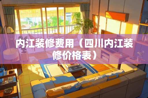 内江装修费用（四川内江装修价格表）