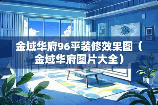金域华府96平装修效果图（金域华府图片大全）