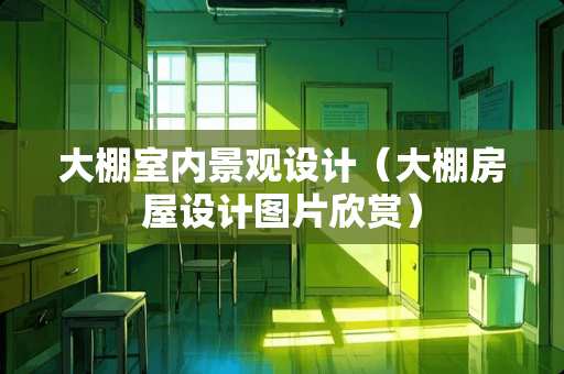 大棚室内景观设计（大棚房屋设计图片欣赏）