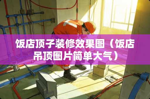 饭店顶子装修效果图（饭店吊顶图片简单大气）