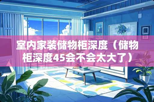 室内家装储物柜深度（储物柜深度45会不会太大了）