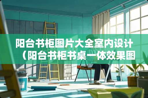 阳台书柜图片大全室内设计（阳台书柜书桌一体效果图）
