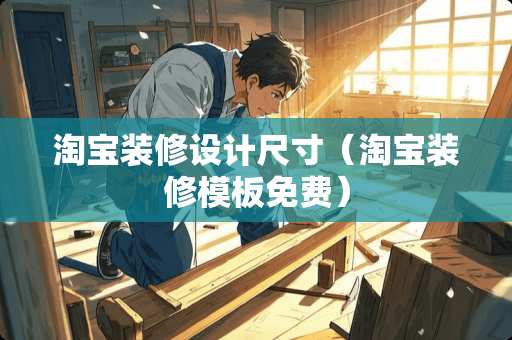 淘宝装修设计尺寸（淘宝装修模板免费）