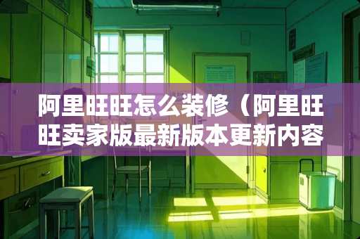 阿里旺旺怎么装修（阿里旺旺卖家版最新版本更新内容详）