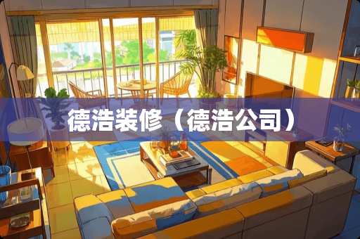 德浩装修（德浩公司）