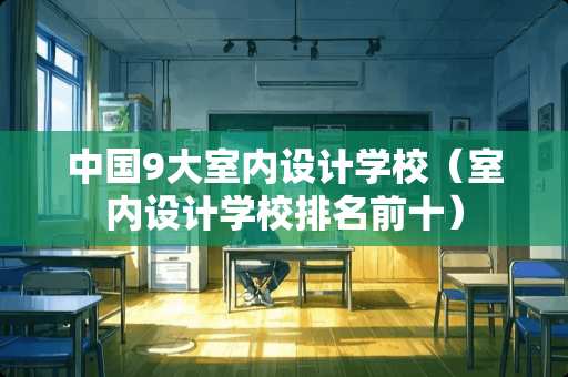 中国9大室内设计学校（室内设计学校排名前十）
