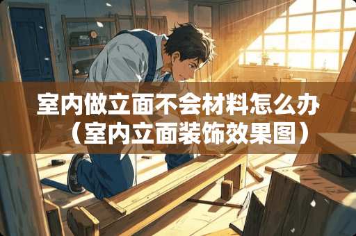 室内做立面不会材料怎么办（室内立面装饰效果图）