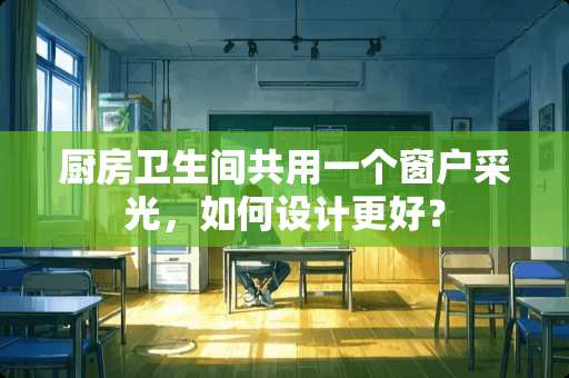 厨房卫生间共用一个窗户采光，如何设计更好？