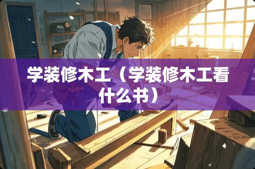 学装修木工（学装修木工看什么书）