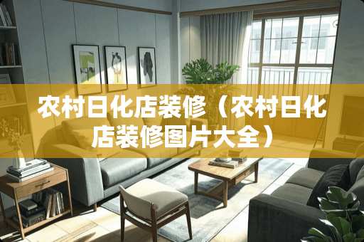 农村日化店装修（农村日化店装修图片大全）
