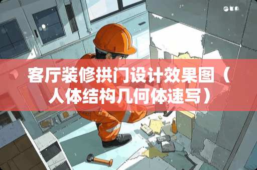 客厅装修拱门设计效果图（人体结构几何体速写）